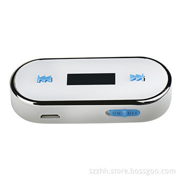 Car Bluetooth FM Transmitter for iPod/iPhone/Smartphones, Supports FM Frequency from 87.5~108MHz